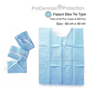 Patient Bib Tie Type Blue